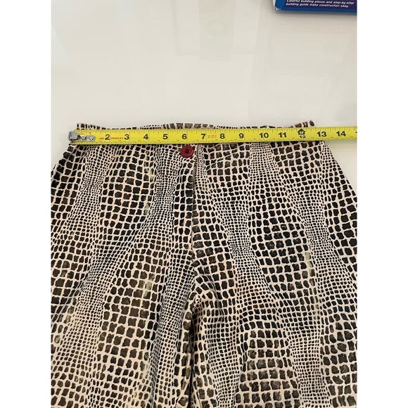 Women’s Snake Print Pants Boot Flare Women’s size XS - Picture 6 of 9